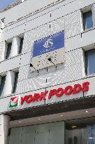 Signboard and logo for Saikaya Yokosuka, York Foods
